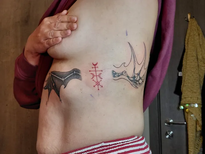 Patchwork — tattoo by Lemmonaki Tattoos